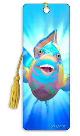 3D Lesezeichen Papageifisch